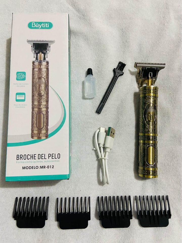 Maquina Para Cortar Cabello Ideal Para Hombres Marca Buytiti 4 Peines Vivewoow